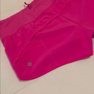 Lululemon Hot Pink Shorty Short size 4